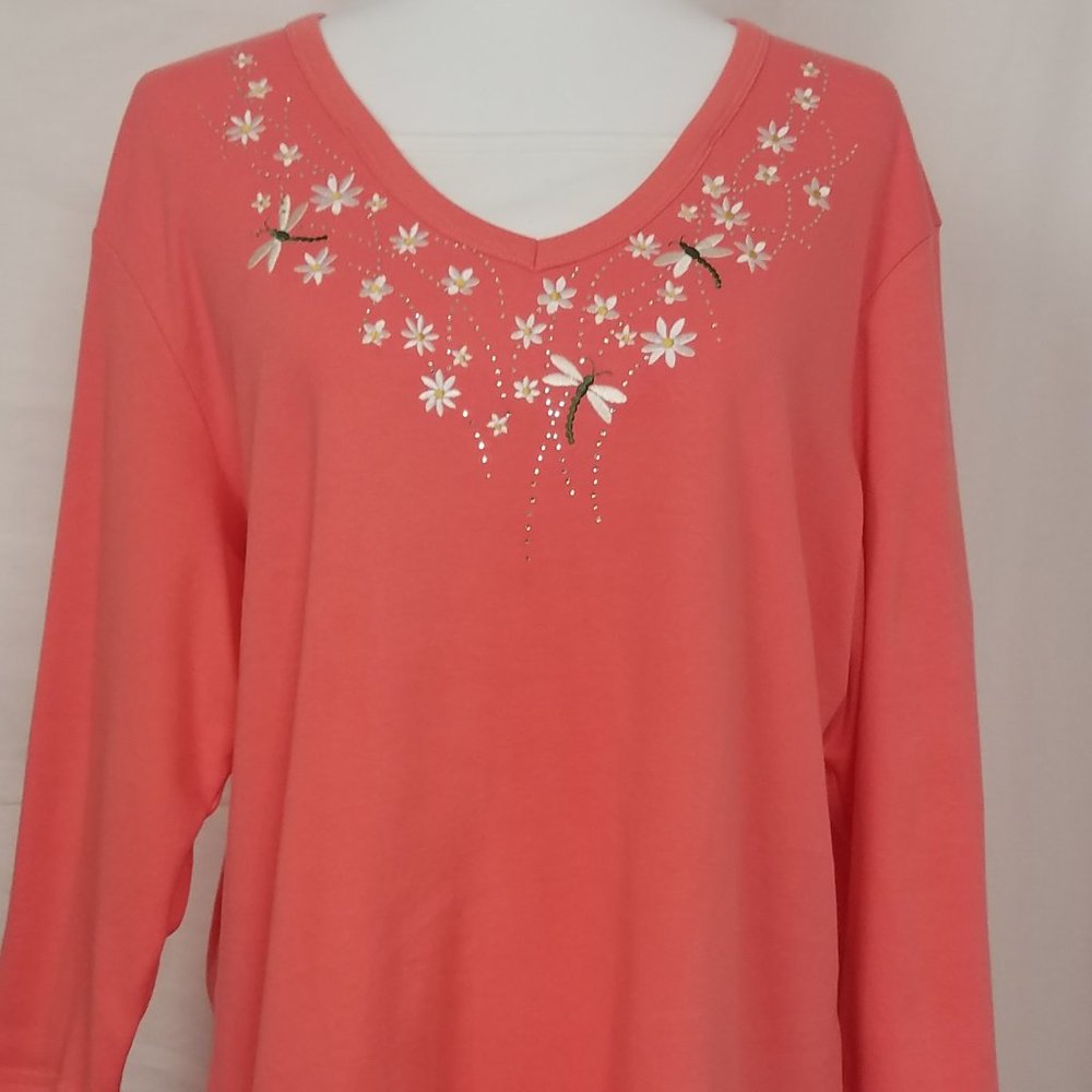 Trilllogy by Morning Sun 3/4 Sleeve Size 2XL